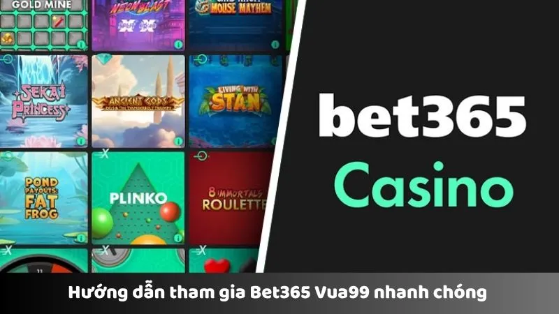 Hướng dẫn tham gia Bet365 Vua99 nhanh chóng