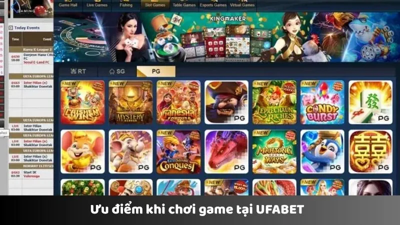 Ưu điểm khi chơi game tại UFABET
